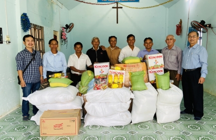 Ban điều hành Tổng hội đến thăm viếng - huấn luyện và gửi quà thiện nguyện cho Giáo hạt Raglai